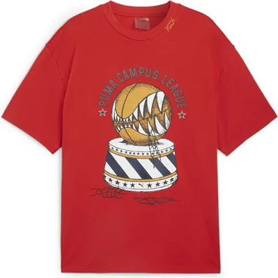 Produktbild von Puma Showtime 3 Kurzarm-t-shirt Rot M Mann Rot M