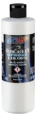 Produktbild von Wicked Opaque White 480ml CREATEX W030 Colours Airbrushfarbe