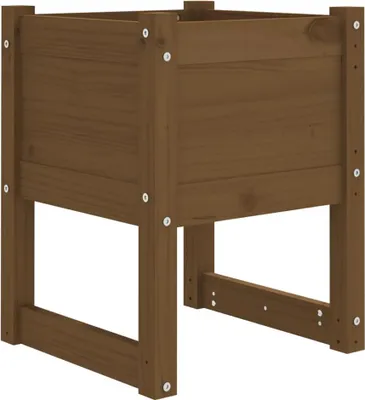Obrázek produktu pro vidaXL květináč Honey Brown 40x40x52,5 cm Borovicový masiv