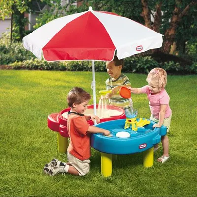 Obrázek produktu pro Little Tikes Sand & Sea Play Table, Stolek na písek a vodu, 2 rok/roky, Plast, Modrá, Červená, Žlutá