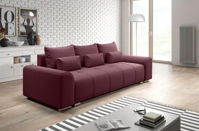 Produktbild von RANDA Dreisitzer-Schlafsofa – rosa