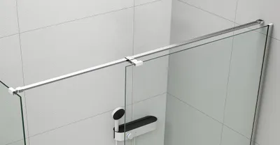 Produktbild von Polysan ESCA universal Eckstütze für Duschabtrennungen 1400mm, Chrom