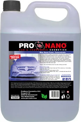 Produktbild von 5L ProNano Blue Snow Foam | Kontaktloses Autoshampoo für LKW und PKW