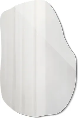 Produktbild von Spiegel ohne Rahmen – Wandspiegel – Organischer Spiegel – Unregelmäßiger Spiegel – Dekospiegel – Modern – Wohnzimmer – Schlafzimmer – Flur – 80 x 52 cm