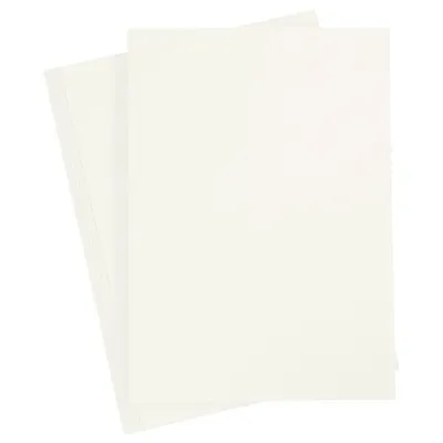 Produktbild von Creativ Company farbiger Karton, A4, Blatt 210 x 297 mm, 180 g, gebrochenes Weiß, 20 Blatt 1 Karton