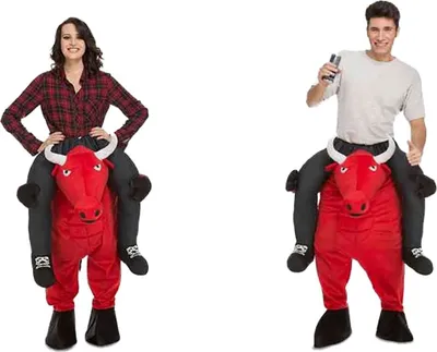 Immagine prodotto di Costume da toro rosso per adulti "L'altro me