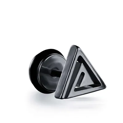 Produktbild von Mono-Ohrring GioiaPura Schwarz   Kollektion Stud - mann