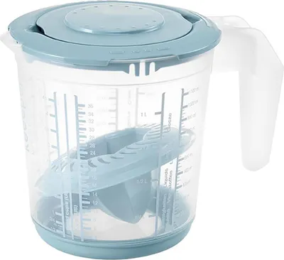 Produktbild von Keeeper Maatbeker 1L + citruspers blauw