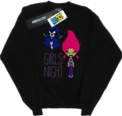 Produktbild von DC Comics - "Teen Titans Go Girls Night" Sweatshirt für Herren BI51821 (XL) (Schwarz)