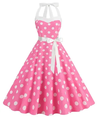 Produktbild von Vintage 50er Jahre Damenkleid mit Polka-Dots - Cocktailparty und Verkleidungsdress