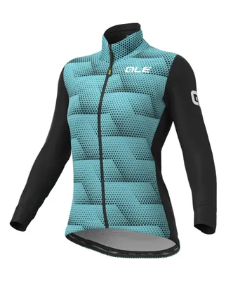 Obrázek produktu pro Alé cyklistická termobunda - SOLID SHARP LADY WNT - černá/světle modrá M