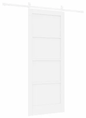 Obrázok produktu pre Posuvné dvere Biela 83 x 202 cm Borovicový masív