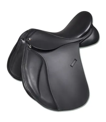 Produktbild von Waldhausen Vielseitigkeitssattel Premium, Leder, schwarz, 44cm/17,5cm