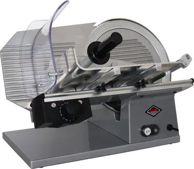 Produktbild von Celme - EVOLUTION PRO 300 Aufschnittmaschine - Antihaftbeschichteter Stahl - 300 mm Klinge - 42,5 × 54 × 45 cm - Präzision und Haltbarkeit - GRAU