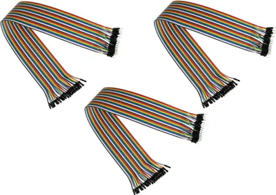 Produktbild von kabelmeister Jumper Wire 40-Pin St-Bu 3er-Set 20cm