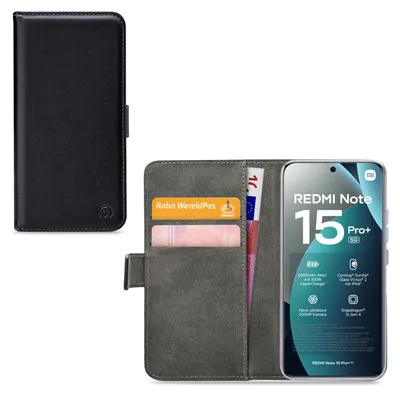Productafbeelding van Mobilize Classic Gelly Wallet Book Case Xiaomi Redmi Note 15 Pro+ 5G Black