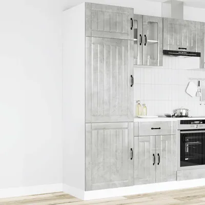 Obrázek produktu pro vidaXL Kuchyňská skříňka Lucca betonová šedá materiál dřevo