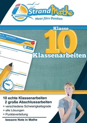 Obrázok produktu pre Mathematik Klassenarbeits-Trainer Klasse 10 - mit Abschlussprüfungen - StrandMathe