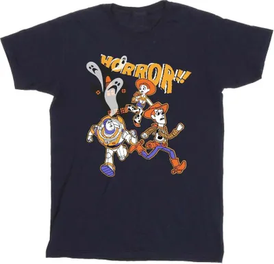 Immagine prodotto di Toy Story - "L'orrore scappa" Maglietta da uomo - Halloween BI52910 (5XL) (blu navy)