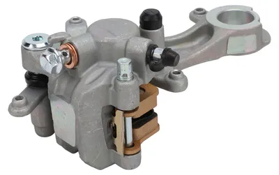 Obrázek produktu pro Zadní brzdové třmeny s brzdovými destičkami – přesný brzdný výkon, kovové, 43080?0005 pro modely KX250F a KX450F z let 2004 až 2018