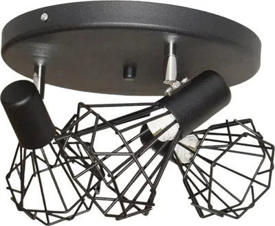 Zdjęcie produktu dla Nowoczesna lampa wisząca Mini Schach 2743/Z-A-3 czarna 3 punkty świetlne E14 40W IP 20 metal