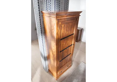 Produktbild von MASSIVMOEBEL24 Schrank Akazie 80x40x193 honig lackiert OXFORD #0900
