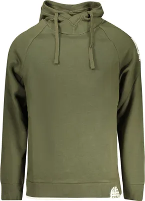 Produktbild von Grünes Herren Kapuzen-Sweatshirt gefüttert mit Kontrastdetails