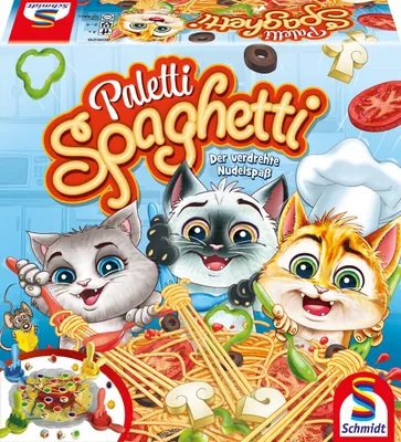 Produktbild von Schmidt Spiele 40626 Paletti Spaghetti, Aktionsspiel für Kinder und Erwachsene