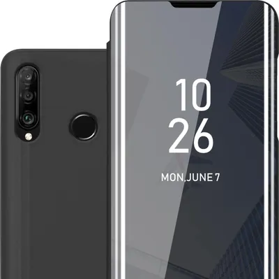 Immagine prodotto di Cadorabo custodia per telefono cellulare per Huawei P30 LITE in nero cover cover posteriore cover protettiva book case booklet