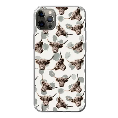 Produktbild von MuchoWow® Handyhülle Schutzhülle Hülle für iPhone 13 Pro Max Kuh - Schottischer Highlander - Tiere Silikon Softcase Handy Hülle - Mobiltelefon