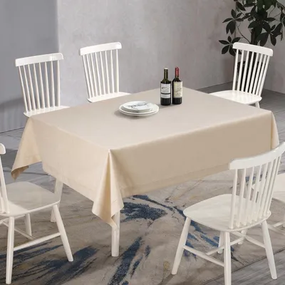 Obrázek produktu pro Elegantní lněná ubrus, 155x400 cm, béžová barva