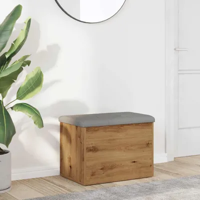 Produktbild von Sitzbank mit Stauraum Artisan-Eiche 62x42x45 cm Holzwerkstoff