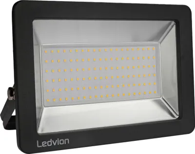 Produktbild von Ledvion LED reflektor, 100 W Osram LED reflektor, 6500K reflektor, 12000 lumenov pracovné osvetlenie, vonkajší reflektor IP65 vodotesný, reflektor s rýchlym pripojením