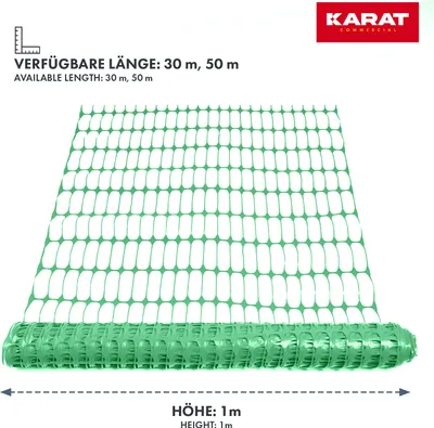Produktbild von Absperrzaun Chester Maschenweite: 10x4 cm Höhe: 100 cm Länge: 50 m Grün