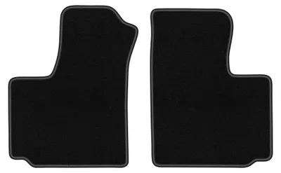Productafbeelding van Velours voormatten voor FIat Doblo I 2000-2009 (stationwagen) – 2-delig, zwart, op maat – Wielganizator BASIC