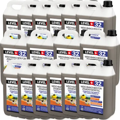 Produktbild von Weichmacher für Mörtel 80L, ersetzt Kalk in Mauer- und Putzmörteln, Plastifizierer für Zementmörtel und Putz RM32