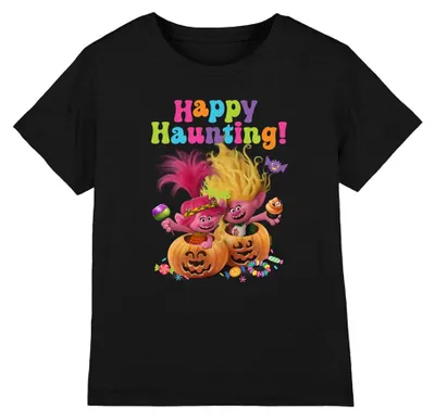 Image de T-shirt pour enfants "Trolls" (TV37271) (taille 152-158) (noir)