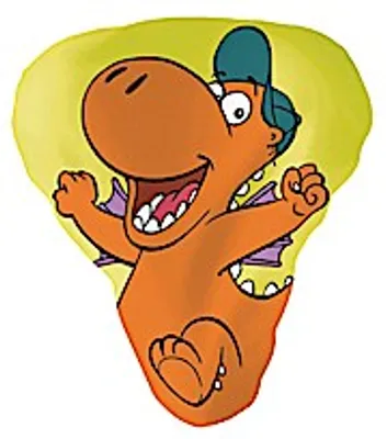 Produktbild von kleine Drache Kokosnuss - Fahrradsattelüberzug