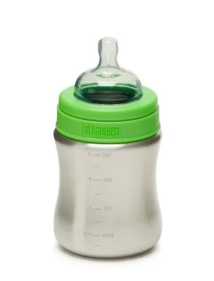 Produktbild von Klean Kanteen Edelstahlflasche Flasche Baby, Silber, 0.266 Liter, 100590
