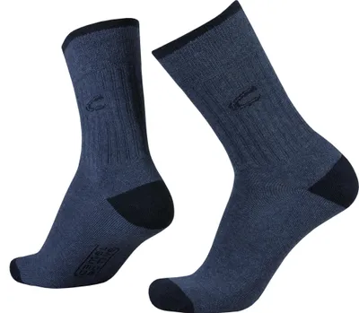 Produktbild von camel active 2er Pack Sport Socks 6510 indigo melange dunkelblau Strumpf blau Socken Doppelpack, Größe:43-46