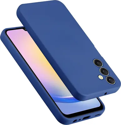 Image de Cadorabo Housse pour Samsung Galaxy A25 Housse en silicone Housse en silicone liquide pour téléphone portable Housse de protection résistante aux rayures et aux chocs pour Samsung Galaxy A25