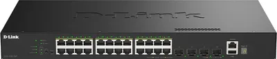 Produktbild von D-Link DGS-1530-28P/E 28-Port Switch Smart Managed PoE Gigabit Stack 4x 10G