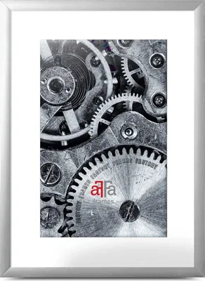 Produktbild von aFFa frames, Alu, Bilderrahmen aus Aluminium, Bild Foto Rahmen, Rechteckig, mit Acrylglasfront, Creme, 13x18 cm