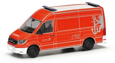 Produktbild von Herpa MAN TG-E Kasten Hochdach Feuerwehr Düsseldorf 098298