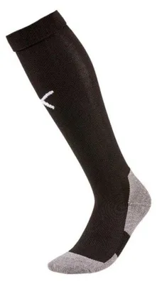 Obrázok produktu pre Puma - Detské futbalové ponožky „Liga Core“ PP6080 (31 EU – 33,5 EU) (čierna/sivá)