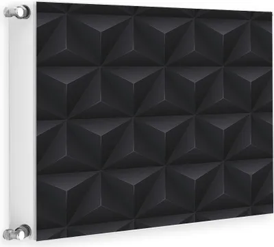Produktbild von Magnet Heizkörperverkleidung Heizkörperabdeckung 60 x 60cm Schwarz