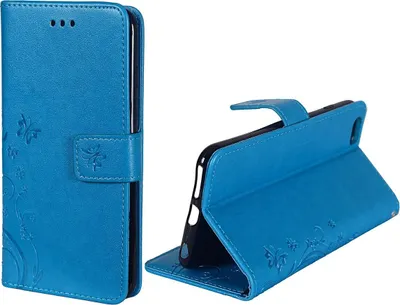 Zdjęcie produktu dla Pokrowiec ochronny Kwiaty na telefon komórkowy Apple iPhone 6 Plus / 6s Plus Niebieski