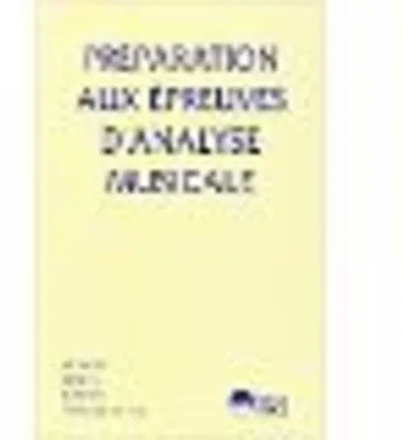 Image de Preparation aux Epreuves Analyse Musical