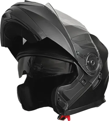 Produktbild von Klapphelm RALLOX 160-2 Motorradhelm Größe M Helm schwarz matt mit Sonnenbvisier