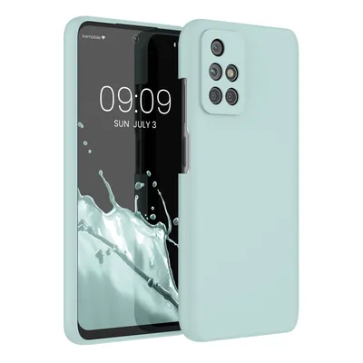 Produktbild von kwmobile Hülle kompatibel mit Xiaomi Redmi 10 (2021 / 2022) Hülle - Silikon Handy Case - Handyhülle weiche Oberfläche - kabelloses Laden - Cool Mint